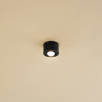Lindby Downlight Jyla, 1 lampa, matt svart, GX53