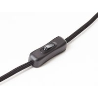 Brilliant Kaizen bordslampa, Ø 25 cm, bärnsten, glas