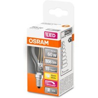 OSRAM LED-dropplampa E14 5,9W Superstar 827