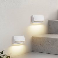 Applique d'extérieur LED Lindby Appeso, largeur 16 cm, lot de 2