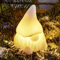 Sirius LED decorative figure Coco, white, height 14 cm, wax, battery operated