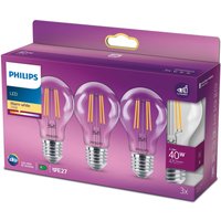 Philips LED-lampa Classic E27 4,3 W 2 700 K klar