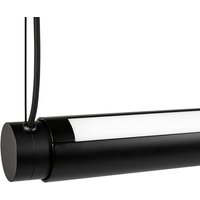 HAY Factor linjär LED-hänglampa diffused, svart