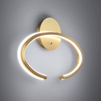 Stars of Light LED-væglampe Bogado, guld, 40 cm, CCT, dæmpbar
