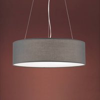 ORION Hänglampa Ufo med grå tygskärm