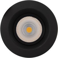 The Light Group SLC One Soft LED recessed spotlight dimmable-to-warm black