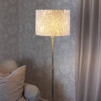 PR Home Amy floor lamp, Eldertree green/gold, height 150 cm, E27