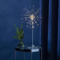 STAR TRADING Lampe décorative LED Firework 3D argentée 50 cm