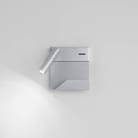 Egger Licht EGG LED-vägglampa DLS Rona, USB-port, hylla