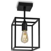 Moretti Luce Taklampa Cubic³ 3394, svart