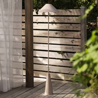 Globen Lighting Cannes rechargeable outdoor floor lamp, beige, IP54