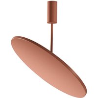 OLEV LED-taklampa FLUENTIS, jordbrun, Ø 54 cm, metall 927