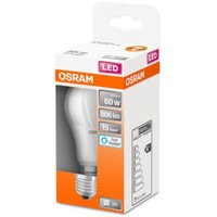 OSRAM LED-lampa Classic A E27 8W 6.500K matt