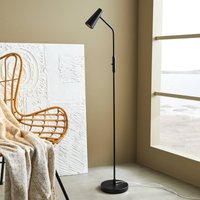 Markslöjd Floor lamp Crest black, movable lampshade