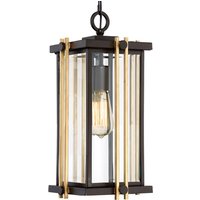 QUOIZEL Pendellampa Goldenrod för utomhusbruk