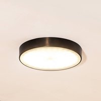 Argon Timur taklampa LED, antracit, stål, Ø 34 cm