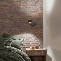 Top Light Puk Maxx Hotel LED, 30cm Lentilles claires, noir mat