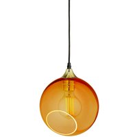 DESIGN BY US Ballroom pendellampa, bärnstensfärgad