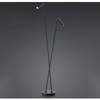 HELL Tom LED floor lamp, 2-bulb, black