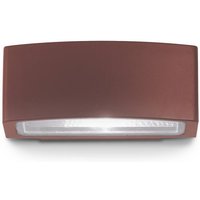 Ideallux Ideal Lux Andromeda outdoor wall lamp, coffee, width 22 cm, aluminium