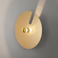 Wever & Ducré Lighting WEVER & DUCRÉ Mirro 2.0 vägg 45 cm svart/guld