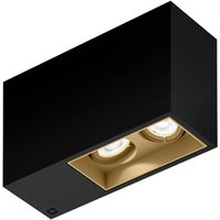 Wever & Ducré Lighting WEVER & DUCRÉ Downlight Planopetit 2.0 black/beige dimmable 927