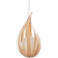 LZF LAMPS LZF Raindrop medium pendant light, beech