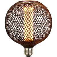 Searchlight Ampoule LED E27 Mesh 3,5 W 1 800 K Ø 12 cm noire