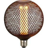 Searchlight LED bulb E27 mesh 3.5 W 1,800 K Ø12cm black