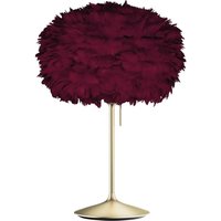 UMAGE Eos mini bordslampa röd/mässing byggnadsställning