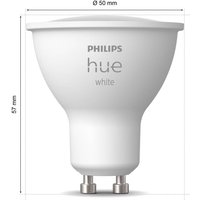 Philips Hue White reflector LED bulb GU10 4.2 W, set of 2