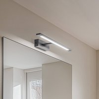 TK Lighting Applique murale LED Gallery, noir, métal Largeur 41,5 cm IP44