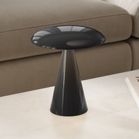 Beacon Lighting Beacon LED rechargeable table lamp, Kinoko, black, 27 cm, CCT