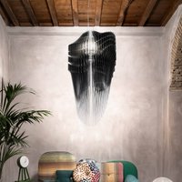 Slamp Avia S designer pendant light in black