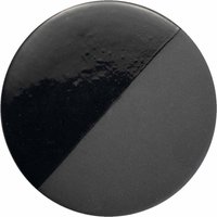 Ferroluce Hänglampa Bellota av keramik, Ø 24 cm, svart