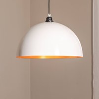 Opviq Berceste 232-S hänglampa Ø40cm vit/guld