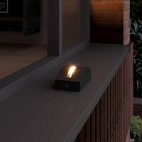 Lucande Marka LED outdoor light, dark grey aluminium