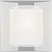 Northern Butterfly perforated wall light, white
