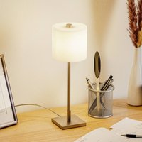 Lampe à poser KNAPSTEIN MERCY nickel mat