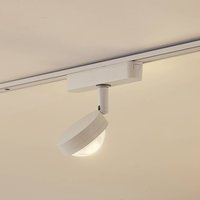 Lindby spot LED 48 V Lumaro, blanc, Ø 7,3 cm, aluminium, intensité variable