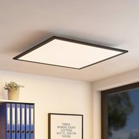 Lindby Panneau LED Nelios, 62 x 62 cm, 4.000K, noir, métal
