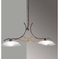 Kögl Amabile pendant light, rust/gold, 2-bulb