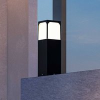 Forlight lampe pour socle Veta, hauteur 30 cm, noir, aluminium