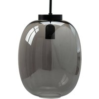 Dyberg Larsen DL39 pendant Ø 25cm smoky grey/black