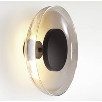 MARSET Aura LED vägglampa, Ø 25 cm, rökgrå