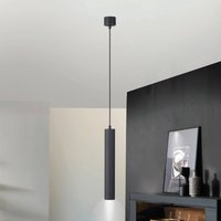 Schöner Wohnen DANTE pendant light, black, 1-bulb, Ø 6 cm, metal, GU10