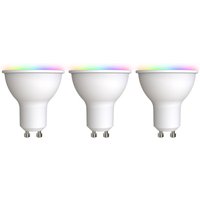 LUUMR Smart LED GU10 plast 4,7W RGBW CCT Tuya opal uppsättning av 3