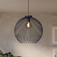 EGLO VENEZUELA pendant light, black, Ø 40 cm, metal, E27