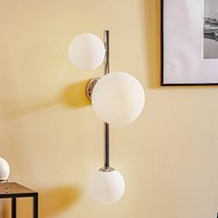 ALDEX Applique murale Dione, à 3 lampes, chrome