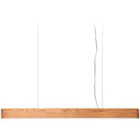 LZF I-Club Slim LED-Hängeleuchte 120 cm kirschbaum